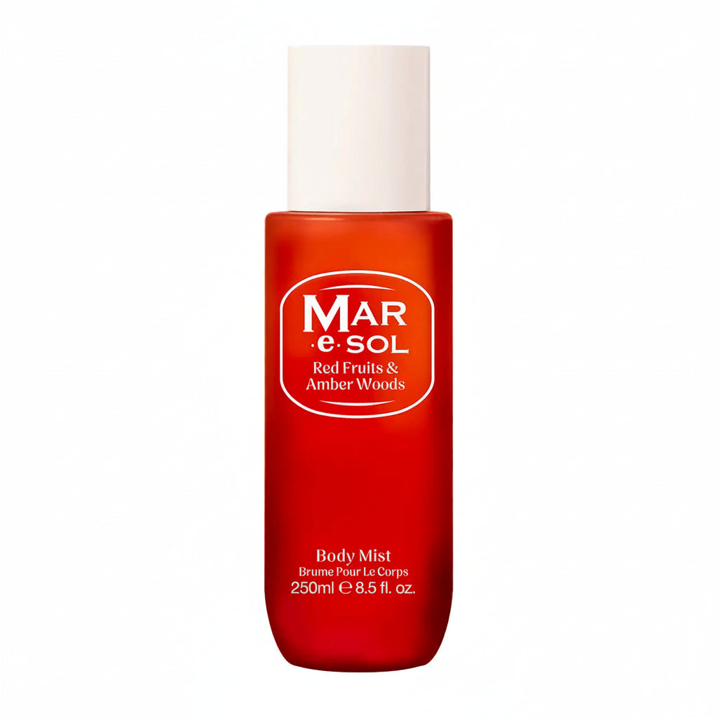 Brume pour le corps rouge fruits & bois ambré, flacon 250 ml