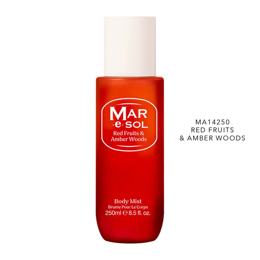 Brume pour le corps rouge fruits & bois ambré, flacon 250 ml