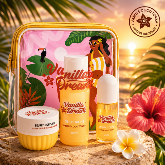 Trousse Tropicale – Vanille Coco Tonka /Jasmin & Fruit du Dragon
